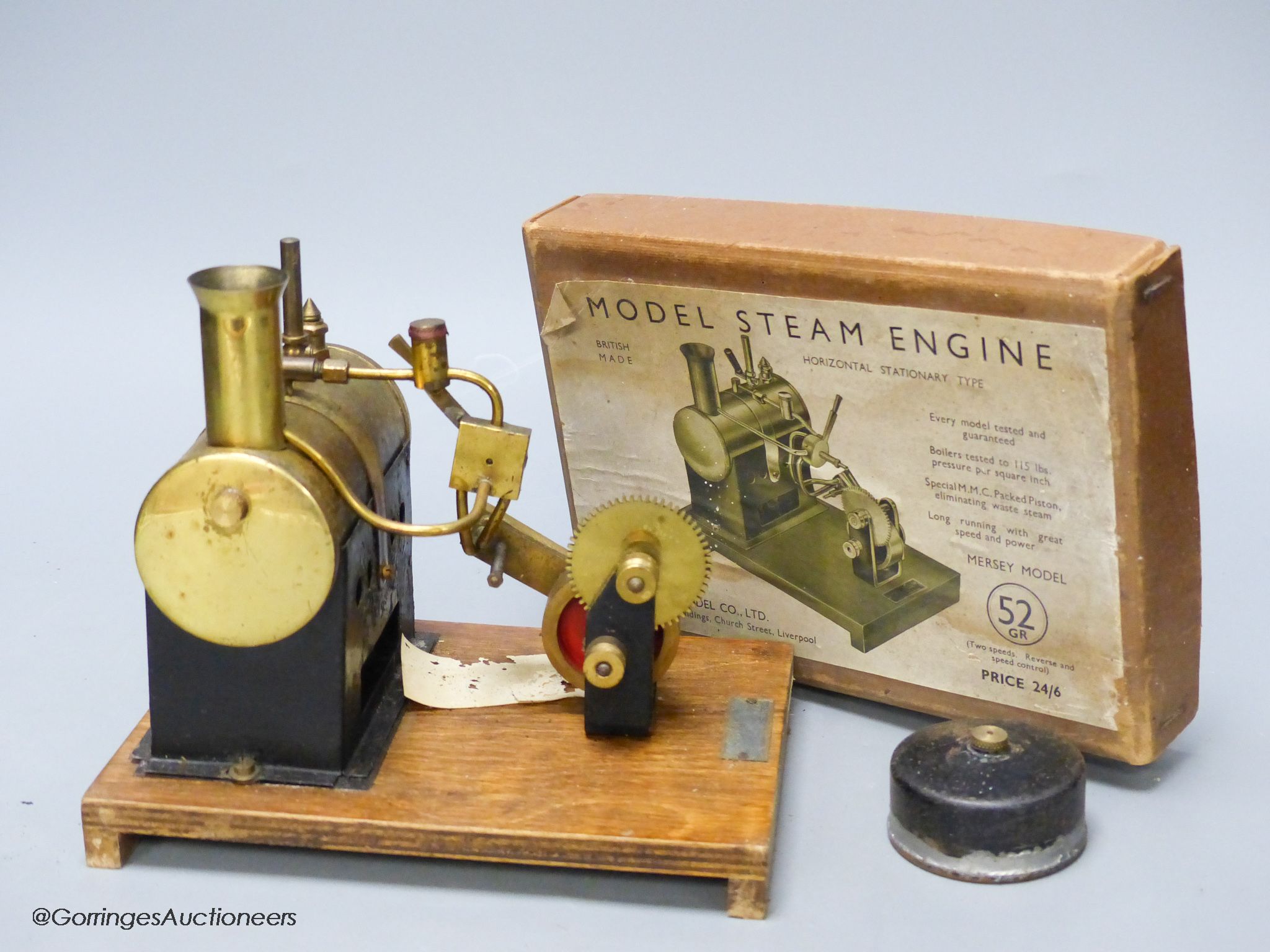 A boxed Mersey Model Co Ltd model steam engine